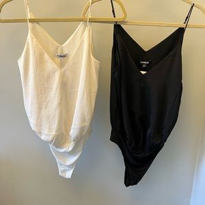 Express cami bodysuits - new with tags - XS